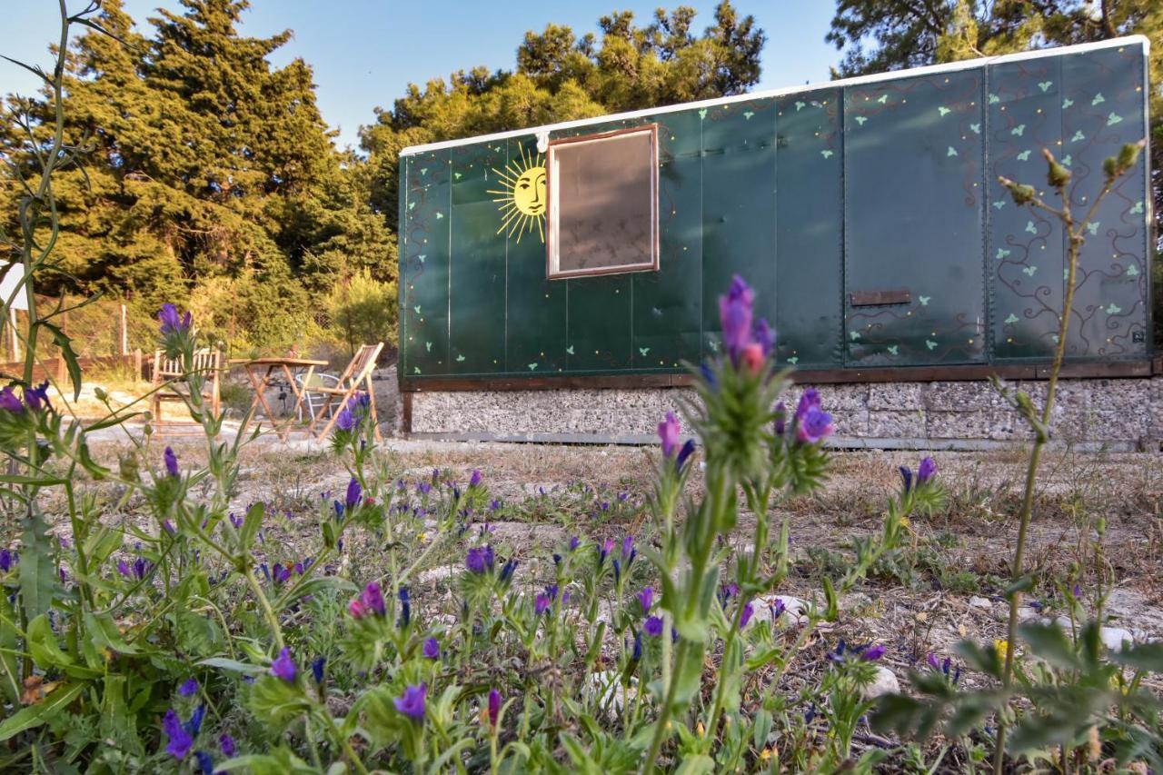 Drolma Ling Nature Cabins Теологос Экстерьер фото