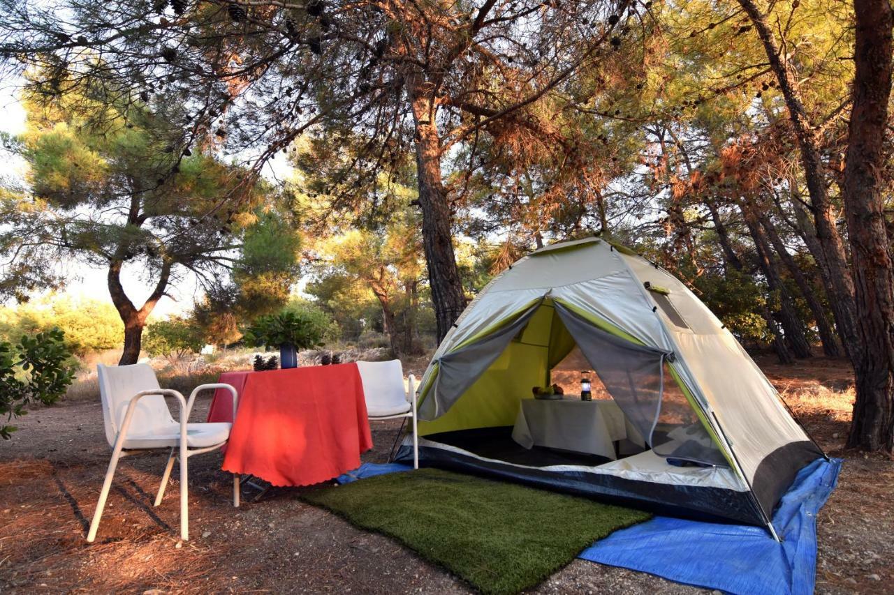 Drolma Ling Nature Cabins Теологос Экстерьер фото